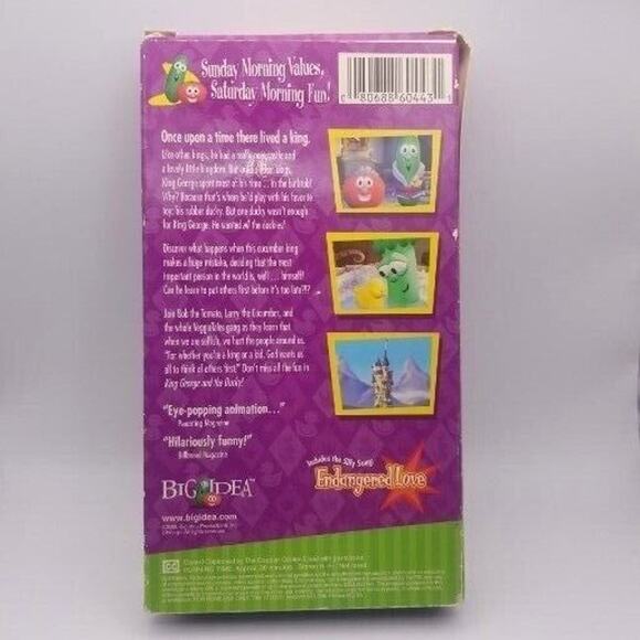 Veggie Tales George And The Ducky [VHS] Selfishness Lesson Movie VeggieTales - Picture 2 of 7
